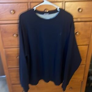 Men’s Champion navy crew neck sweatshirt-size XL